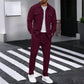 👕👖 Conjunto de Chaqueta y Pantalones para Hombre – Tejido Transpirable Tipo Waffle, Corte Relajado y Estilo Casual Cómodo ✨🔥