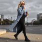 ⏰👖【Lang spijkerjasje】— Geknoopt voor een verfijnde look, open voor een stoere uitstraling — één kledingstuk voor de perfecte lente- en herfststijl!🤠💙✨