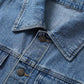 ⏰👖【Lang spijkerjasje】— Geknoopt voor een verfijnde look, open voor een stoere uitstraling — één kledingstuk voor de perfecte lente- en herfststijl!🤠💙✨