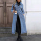 ⏰👖【Lang spijkerjasje】— Geknoopt voor een verfijnde look, open voor een stoere uitstraling — één kledingstuk voor de perfecte lente- en herfststijl!🤠💙✨