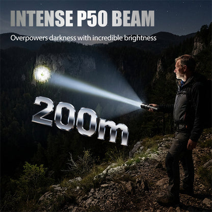 🎁2026 Nieuw binnen 50% KORTING💥Oplaadbare P50 LED-zaklamp met verstelbare zoom
