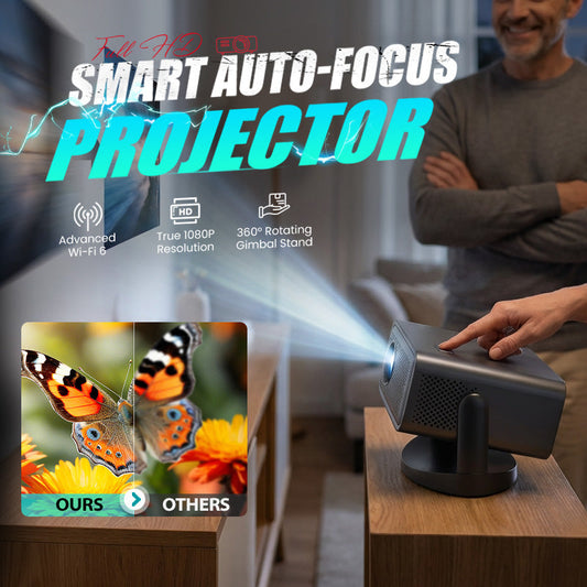 🔈🔈50% KORTING📺Full HD Smart Autofocus Projector