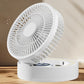 ❄️Blijf koel en stijlvol — Een 3-in-1 tafelventilator met ingebouwde make-upspiegel en ledverlichting 💖