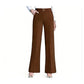 👖 50% KORTING! ✨ Damesbroek met hoge taille en wijde pijpen – Soepele pasvorm, lichte stof & perfect voor een elegante alledaagse look 🌸