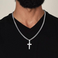 ⛓️ Collar colgante de cruz en acero inoxidable para hombre – diseño resistente, estilo atemporal y acabado duradero | El accesorio que realza tu look con personalidad