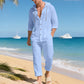 🔥2026 Hot Sale 50% Korting🔥Ademende strandoutfit van linnen voor heren