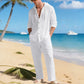 🔥2026 Hot Sale 50% Korting🔥Ademende strandoutfit van linnen voor heren