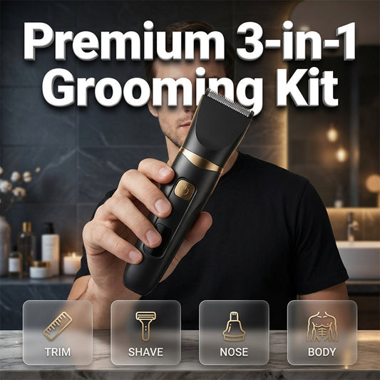 ⏳🔥¡50% DE DESCUENTO POR TIEMPO LIMITADO! ✂️ Kit de Aseo Eléctrico 3 en 1 – Perfecto para Hombres y Mujeres ✨
