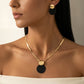 💫 ¡TIEMPO LIMITADO 50% DE DESCUENTO! ✨ Set de joyería geométrica moderna – Bañado en oro, ligero, elegante 🔶