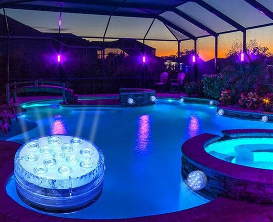 🌊 Sistema de iluminación LED para buceo – 10 luces de alto brillo | Visibilidad total bajo el agua, seguro y duradero