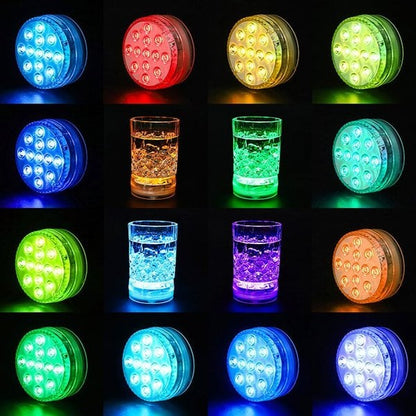🌊 Sistema de iluminación LED para buceo – 10 luces de alto brillo | Visibilidad total bajo el agua, seguro y duradero