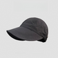 ⏳¡ÚLTIMO DÍA DE OFERTA!!🎁✨Sombrero solar elegante plegable para mujer UPF 50+ – Sombrero cubo de algodón de ala ancha con solapa protectora para cuello y correa regulable 🌞🇬🇧 | Compacto, transpirable e ideal para playa