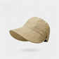 ⏳¡ÚLTIMO DÍA DE OFERTA!!🎁✨Sombrero solar elegante plegable para mujer UPF 50+ – Sombrero cubo de algodón de ala ancha con solapa protectora para cuello y correa regulable 🌞🇬🇧 | Compacto, transpirable e ideal para playa