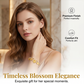 🌸 Pulsera abierta de flores elegante para mujer – diseño floral delicado y ajuste cómodo | El accesorio perfecto para cualquier ocasión