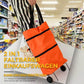 🛒🔥 50% OFF POR TIEMPO LIMITADO | Carro de Compra Plegable 2 en 1 ✨ Bolsa de 30L con Ruedas Ocultas, Ligera y Fácil de Transportar