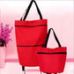 🛒🔥 50% OFF POR TIEMPO LIMITADO | Carro de Compra Plegable 2 en 1 ✨ Bolsa de 30L con Ruedas Ocultas, Ligera y Fácil de Transportar