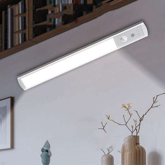 💡 Barra de luz LED magnética con sensor de movimiento e indicador de batería | Iluminación inteligente, fácil instalación y máxima practicidad