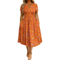 👗🔥 50% OFF POR TIEMPO LIMITADO | Vestido de Mujer con Cuello en V, Estampado Floral y Cintura Torcida ✨ Diseño Femenino, Figura Favorecida y Estilo Elegante Todo el Día
