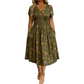 👗🔥 50% OFF POR TIEMPO LIMITADO | Vestido de Mujer con Cuello en V, Estampado Floral y Cintura Torcida ✨ Diseño Femenino, Figura Favorecida y Estilo Elegante Todo el Día