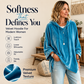 👚 Suéter de terciopelo con cordón y corte holgado para mujer – suavidad, calidez y estilo relajado | El abrigo cómodo que necesitas para los días fríos | ¡Envío gratis a todo Chile!