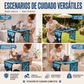 🐕 ¡50% DE DESCUENTO AHORA! 🛋️ Cama de aseo para mascotas plegable 2 en 1 – Superficie de aseo estable y cama de descanso cómoda – Cuida tu espalda durante el corte de uñas y el secado 💪✨