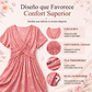 👗🔥 50% OFF POR TIEMPO LIMITADO | Vestido de Mujer con Cuello en V, Estampado Floral y Cintura Torcida ✨ Diseño Femenino, Figura Favorecida y Estilo Elegante Todo el Día