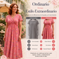 👗🔥 50% OFF POR TIEMPO LIMITADO | Vestido de Mujer con Cuello en V, Estampado Floral y Cintura Torcida ✨ Diseño Femenino, Figura Favorecida y Estilo Elegante Todo el Día