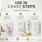 🌬️ Mini purificador de aire enchufable de iones negativos – aire fresco y limpio en cualquier espacio | Elimina olores, alérgenos y partículas en suspensión