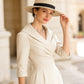 🔥⏰ ¡OFERTA 50% OFF! 👗 Vestido Tubo Elegante para Mujer – Cuello Drapeado, Cintura Definida y Silueta Sofisticada ✨