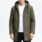 ⏰🔥 ¡OFERTA 50% OFF! 🧥✨ Chaqueta con Capucha de Largo Medio para Hombre – Protección contra el Viento, Cálida y Elegante