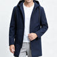 ⏰🔥 ¡OFERTA 50% OFF! 🧥✨ Chaqueta con Capucha de Largo Medio para Hombre – Protección contra el Viento, Cálida y Elegante