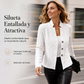 ⏰🔥 ¡OFERTA 50% OFF! 🧥✨ Americana de Mujer con Textura de Punto – Corte Slim, Elegante y Versátil para Oficina y Diario