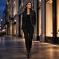 ⏰🔥 ¡OFERTA 50% OFF! 🧥✨ Americana de Mujer con Textura de Punto – Corte Slim, Elegante y Versátil para Oficina y Diario