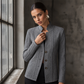 ⏰🔥 ¡OFERTA 50% OFF! 🧥✨ Americana de Mujer con Textura de Punto – Corte Slim, Elegante y Versátil para Oficina y Diario