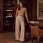 🔥⏰ ¡OFERTA 50% OFF! 👖 Pantalones de Pierna Ancha a Rayas para Mujer – Talle Alto, Corte Fluido y Estilo Elegante ✨