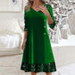 Vestido Midi Recto de Lentejuelas para Mujer