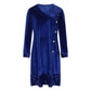 Vestido Midi Recto de Lentejuelas para Mujer