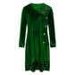 Vestido Midi Recto de Lentejuelas para Mujer
