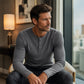 ⏰🔥 ¡OFERTA 50% OFF! 👕💪 Camiseta Henley Slim de Hombre – Ajuste Muscular, Cómoda y Estilizada para Entrenar o Salir