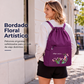 ⏰🔥 ¡OFERTA 50% OFF! 🎒✨ Mochila Plegable con Bordado Floral para Mujer – Ligera, Impermeable y Perfecta para Viajes