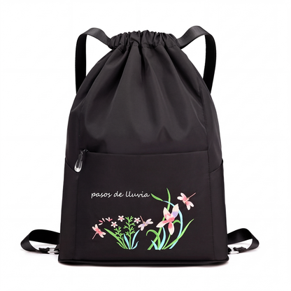 ⏰🔥 ¡OFERTA 50% OFF! 🎒✨ Mochila Plegable con Bordado Floral para Mujer – Ligera, Impermeable y Perfecta para Viajes