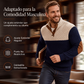 Sudadera deportiva de patchwork para hombre