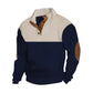 Sudadera deportiva de patchwork para hombre