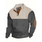 Sudadera deportiva de patchwork para hombre