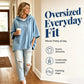 👗 Women's Casual Loose Denim Hoodie – estilo relajado y versátil con la frescura del denim | La sudadera que combina la comodidad del denim con la calidez de una hoodie