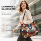 👜 Bolso de hombro de gran capacidad con diseño geométrico patchwork – estilo único, espacio amplio y versatilidad total | El bolso que combina arte y funcionalidad