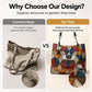 👜 Bolso de hombro de gran capacidad con diseño geométrico patchwork – estilo único, espacio amplio y versatilidad total | El bolso que combina arte y funcionalidad
