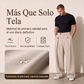 Pantalones de pierna recta resistentes a las arrugas para hombre