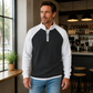 👔 Camiseta de punto gofrado para hombre con cierre de cuarto de cremallera – textura única, estilo moderno y comodidad todo el día | El básico que eleva tu look
