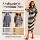 👗 Vestido sudadera con capucha a rayas informal para mujer – estilo relajado, fresco y versátil | El vestido que combina la comodidad de una sudadera con el look de un vestido | ¡Envío gratis a todo Chile!